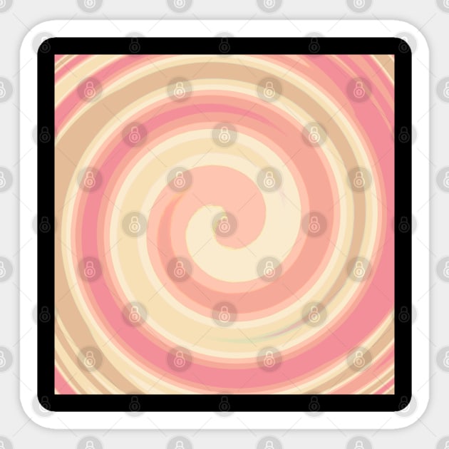 Swirl of Summer Colors Sticker by Peaceful Space AS